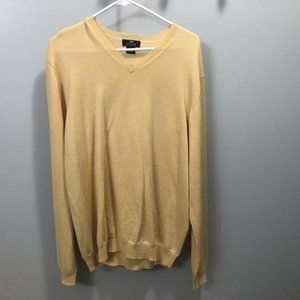 Yellow Brooks Brothers wool sweater size L